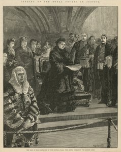 Inaugurazione delle Royal Courts of Justice