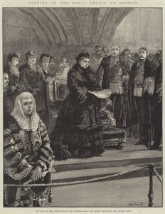 Apertura delle Royal Courts of Justice, il Dais all