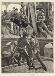 Spedizione di cannoni per l