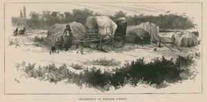 Schizzi di vita zingara; Accampamento a Mitcham Common