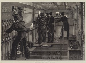 La torre di comando a bordo della HMS Thunderer