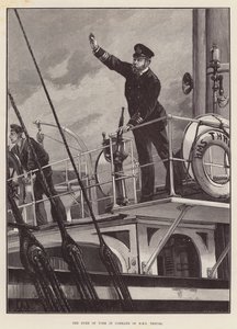 Il Duca di York al Comando della HMS Thrush da William Heysham Overend