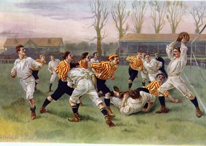 La partita di calcio, 1890
