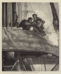 La mitragliatrice Gatling, usata nella nostra marina da William Heysham Overend