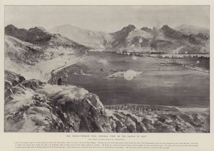 La guerra greco-turca, vista generale della battaglia di Mati da William Heysham Overend