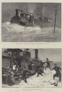 La grande tempesta di neve nel Northumberland