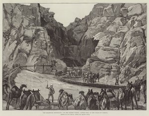La spedizione di Khartoum, sulla marcia nel deserto, pozzo inferiore ai pozzi di Gakdul