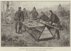 La Spedizione Looshai, colazione in marcia al mattino presto