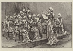 La banda di Pompadour al Masque of Flowers, Grande Fête Française