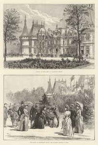 La regina a Waddesdon Manor