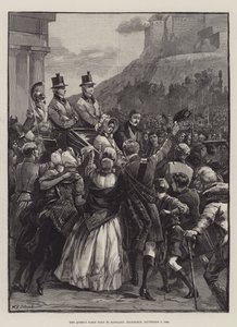 La prima visita della regina in Scozia, Edimburgo, 3 settembre 1842