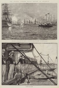 La revisione navale del Giubileo della Regina a Spithead da William Heysham Overend