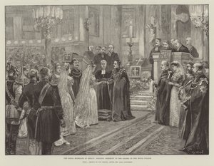 Il matrimonio reale a Berlino, cerimonia nuziale nella cappella del Palazzo Reale