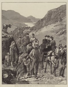 La visita reale in Irlanda, il Principe e la Principessa di Galles ai Laghi di Killarney da William Heysham Overend