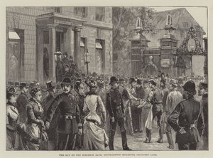 La corsa alla Birkbeck Bank, Southampton Buildings, Chancery Lane da William Heysham Overend