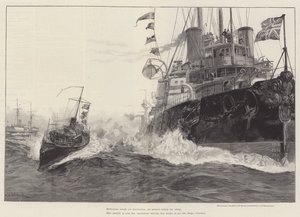 Il Sanspareil, nave ammiraglia di Sir Michael Culme-Seymour, nel Mediterraneo