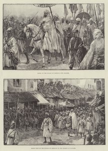 Il sultano del Marocco a Tangeri