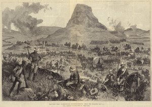 La guerra Zulu, Isandhlwana rivisitata, recupero dei carri, 21 maggio da William Heysham Overend