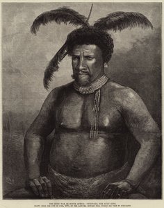 La Guerra Zulu in Sudafrica, Cetewayo, il Re Zulu da William Heysham Overend