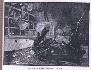 La cattura della Caroline AD 1838