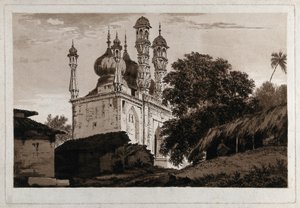 Una moschea a Gazipoor( da William Hodges