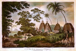 Una vista delle pagode di Deogar da William Hodges