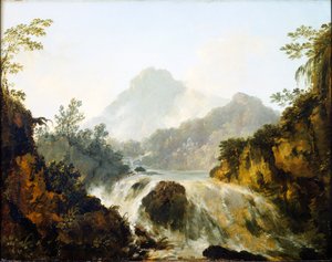 Una cascata nella valle di Tuaruru, Tahiti