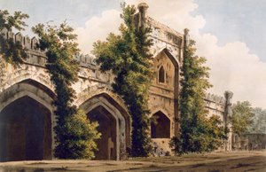 Veduta di una moschea, a Rajemahel, 1785-88