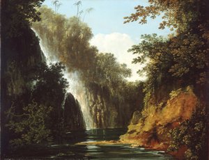 Una cascata a Tahiti