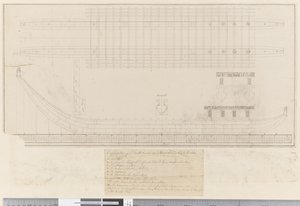 Pagina 14b Spiegazione di una doppia canoa vista ad Amsterdam nei Mari del Sud da William Hodges