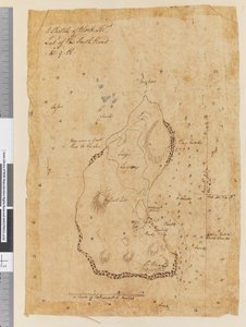 Pagina 37a Uno schizzo di Block Island, latitudine della Testa Sud 41: 9 N da William Hodges