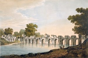 Veduta del ponte di Ilionpoor sul fiume Goomty da 