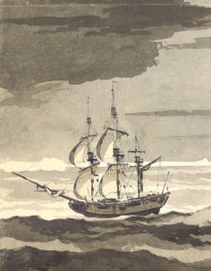 La Risoluzione in un flusso di ghiaccio da William Hodges