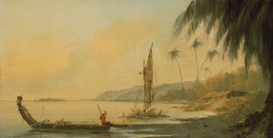 Vista da Point Venus, Isola di Otaheite (Tahiti)
