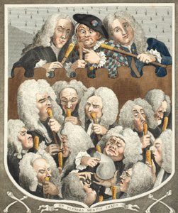 Una consultazione di medici, o La compagnia degli impresari di pompe funebri, illustrazione da 