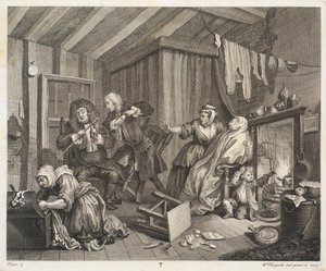 La carriera di una prostituta da William Hogarth