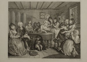 Il percorso di una prostituta: Tavola 6 da William Hogarth