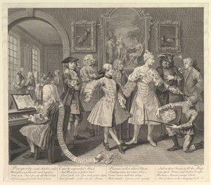 Il progresso di un libertino, Tavola 2, 25 giugno 1735 da William Hogarth