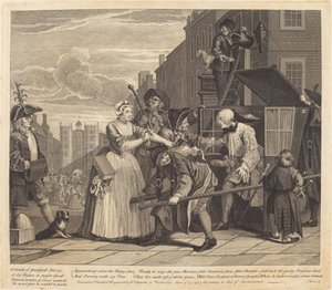 La carriera di un libertino: tav.4 da William Hogarth