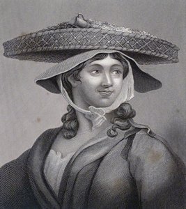 Una ragazza con i gamberi da William Hogarth