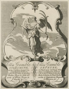 Pubblicità per Ellis Gamble, orafo da William Hogarth