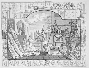 Analisi della bellezza, Tavola 1, 1753 da William Hogarth