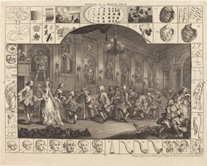 Analisi della bellezza: tav.2 da William Hogarth