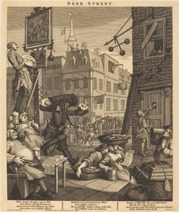Beer Street da William Hogarth