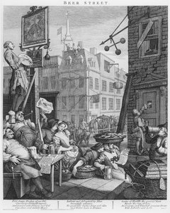 Beer Street da William Hogarth