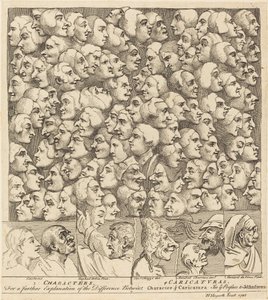 Personaggi e caricature da William Hogarth