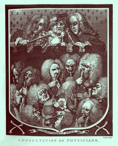 Consultazione dei medici di William Hogarth