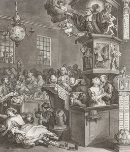 Credulità, superstizione e fanatismo da William Hogarth