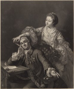 David Garrick e sua moglie