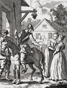 Don Chisciotte e Sancho Panza in una locanda da William Hogarth